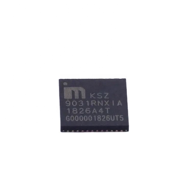 New Original IC Chips Microchip Ksz9031rnxia Ethernet Gigabit Ethernet Transceiver 1-Port 1.8V/2.5V/3.3V 10Mbps/100Mbps/1000Mbps 48-Pin Qfn Ep in Stock