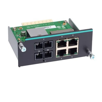 Moxa Im-6700A 模块系列快速以太网模块，带 2 个单模 100basefx 端口 (1M-6700A-2SSC4TX)