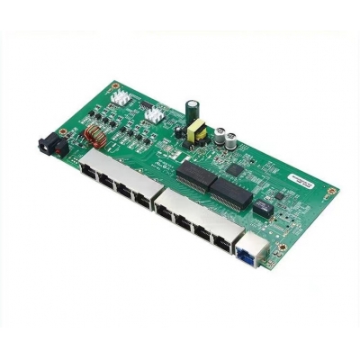 8-9port 100m Poe Switch Module 48V Standard PSE Industry Built-in Ethernet Switch Motherboard PCB