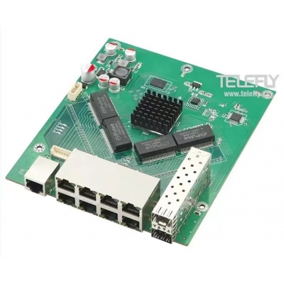 8-Port Gigabit Industrial Managed Network Switch Module Group Poe Ethernet Motherboard PCB