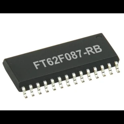 全新原装 IC 芯片 Fmd FT62f087b-Rb 微控制器，8 位 Risc MCU，基于 Eeprom，程序：8K X 14；内存：1K×8；数据：256 X 8，Sop28 T/R 有现货