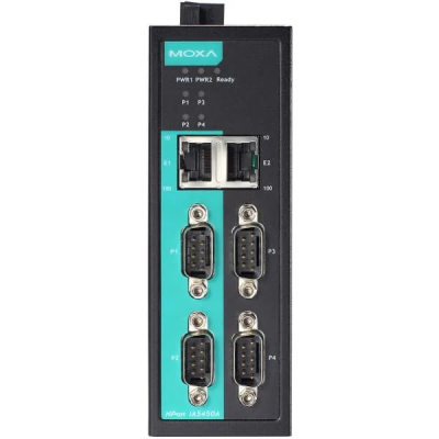 Moxa 工业以太网交换机 Nport Ia5450ai-T 1 端口 RS-232/422/485 串行设备服务器