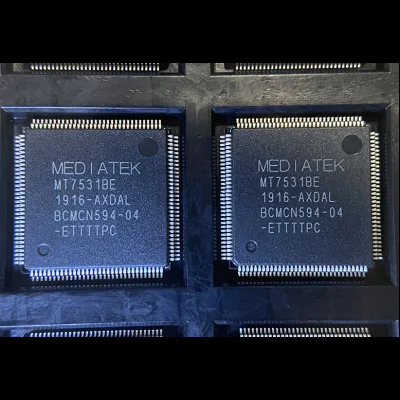 全新原装电子元件 IC 芯片 Electronics Mediatek Mt7531be 千兆位开关 IC, Hsgmii (2.5Gbps), Lqfp128, 现货