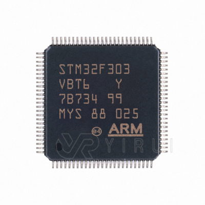 New Original IC Chips Stmicroelectronics Stm32f303vbt6 MCU 32-Bit Stm32f Arm Cortex M4 Risc 128kb Flash 2.5V/3.3V 100-Pin Lqfp Tray in Stock